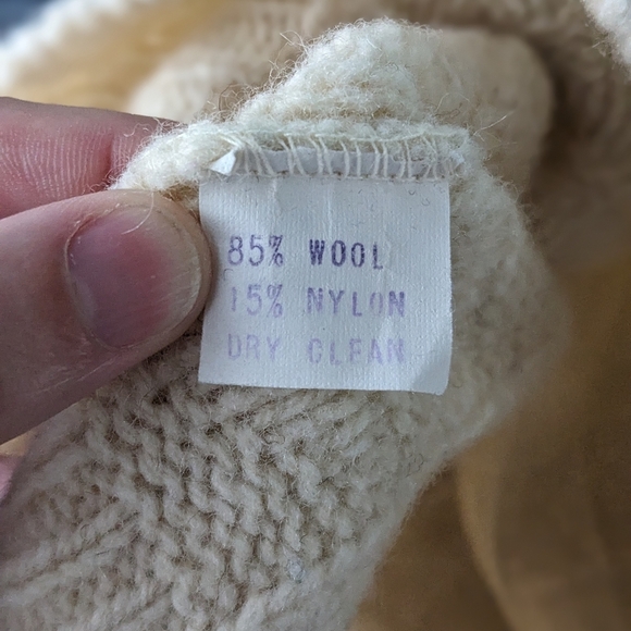 Winona Vintage Wool Blend Boatneck Sweater Sz L - Picture 10 of 10